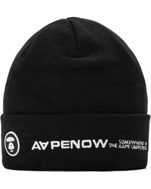 Aape Now Beanie Sn54 - Black