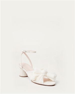 Loeffler Randall Dahlia Heeled Sandals - White