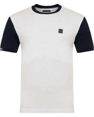 Eden Park Colour-Block T-Shirt - White