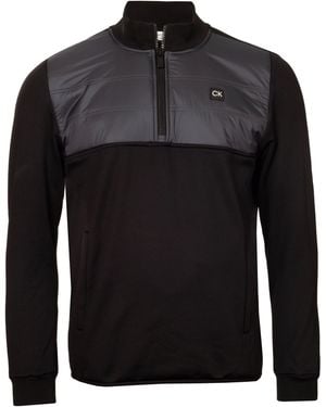 Calvin Klein Half Zip Performance Jacket - Black