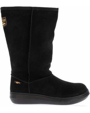 Rocket Dog Sugar Daddy Suede Winter Boots - Black