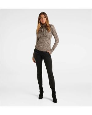 Forever New Sophia High Neck Top - Multicolour