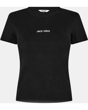 Jack Wills Baby Tee - Black