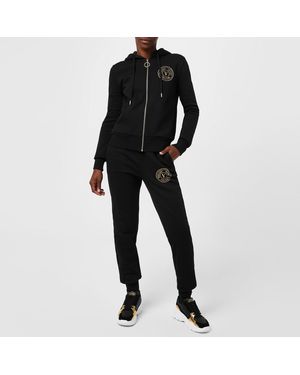 Versace Jeans Couture Round Logo Joggers - Black