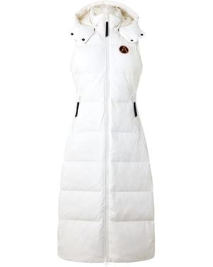 ARCTIC ARMY Heavyweight Long Gilet - White