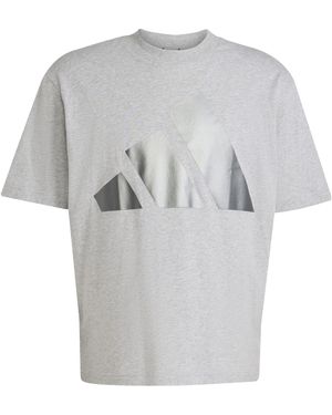adidas Big Logo Tee - Grey