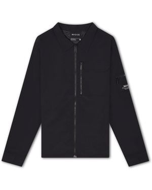 Nicce London Claytun Overshirt - Blue