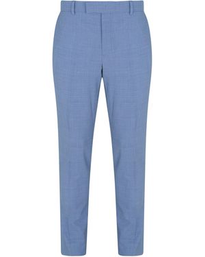 Without Prejudice Kilburn Slim Fit Suit Trousers - Blue