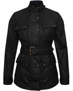Belstaff Waxed Cotn Ld64 - Black