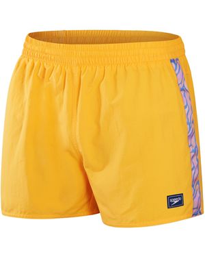 Speedo Retro 13 Swim Shorts - Yellow