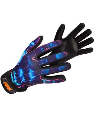ATAK Sports Neon Gaelic Gloves Senior - Blue