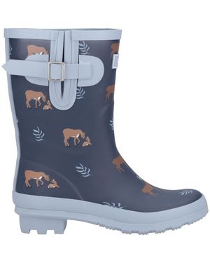Cotswold Woodland Mid Wellingtons - Blue