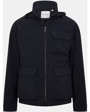 Lyle & Scott Water-Resistant Lightweight Softshell Jacket - Blue