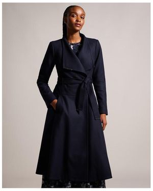 Ted Baker Ted Roseika Coat Ld99 - Blue