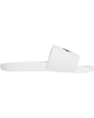 Calvin Klein Pool Sliders - White