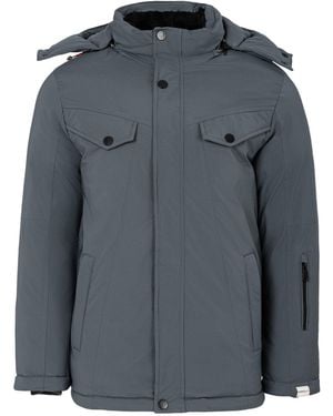 Lee Cooper Quilted Padded Puffer Jacket - Blue