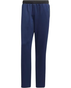 adidas Originals Woven Relaxed Fit Open Hem Tracksuit Joggers - Blue