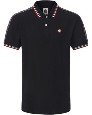 Pretty Green Tape Polo - Black