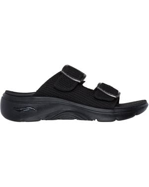Skechers Go Walk Arch Fit 2.0 Sandal-D Flat Sandals - Black