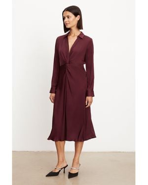 Velvet By Graham & Spencer Shift Dress - Red