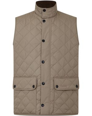 Barbour Lowerdale Diamond-Quilted Gilet - Brown