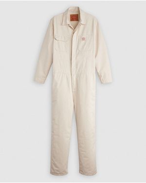 Levi's Loose Coveralls Jumpsuit - Natural