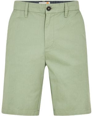 Timberland Claremont Twill Chino Short Leaf Gr - Green