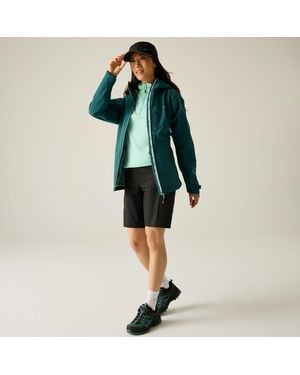 Regatta Birchdale Ii Waterproof Hooded Long Sleeve Jacket - Green