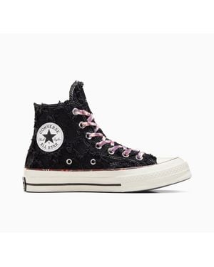 Converse Chuck 70 Hi Canvas High-Top Trainers - Black