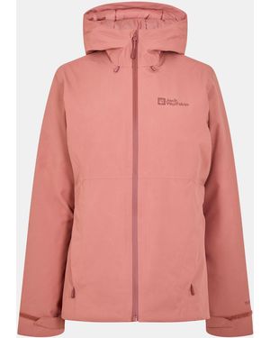 Jack Wolfskin Wisper Quilted Weather-Resistant Insulated Puffer Jacket - Pink