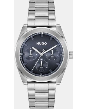 HUGO Gents #Bright Sport Bracelet Watch - Metallic