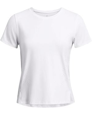 Under Armour Launch Elite Long-Sleeve Performance Gym Top - White