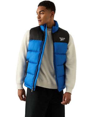 Reebok Heavyweight Puffer Gilet - Blue