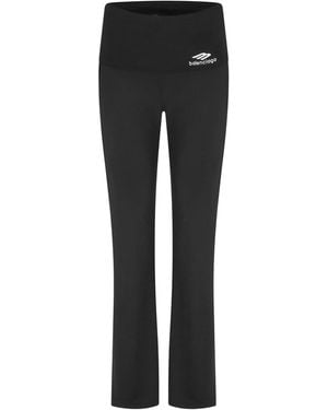 Balenciaga Bal Foldover Leggings - Blue