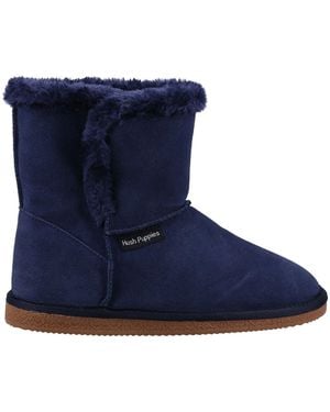 Hush Puppies Ashleigh Slipper Bootie - Blue