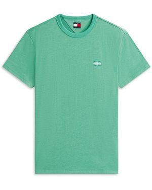 Tommy Hilfiger Classic Tommy Small Badge T Shirt - Green