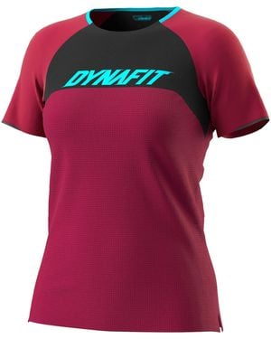 Dynafit Short-Sleeve Performance Gym Top - Pink