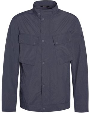 Barbour Hayledon Biker Jacket - Blue