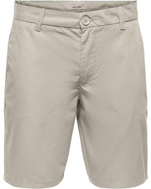 Only & Sons Chino Shorts - Grey