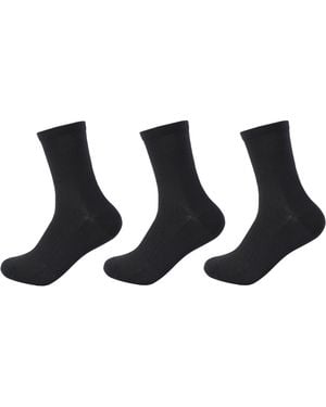 Pinnacle Coolmax 3Pack Cycling Socks - Black