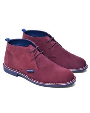 Lambretta Suede Desert Boot - Purple