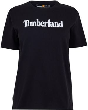 Timberland Ss Logo Short Sleeve T-Shirt - Black