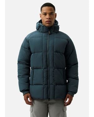 Patrick Noah Quilted Insulated Medium Puffer Jacket - Blue