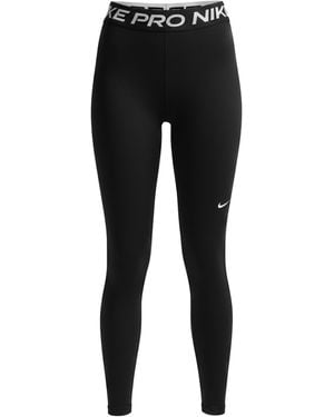 Nike Pro Mid-Rise Full-Length Leggings - Black