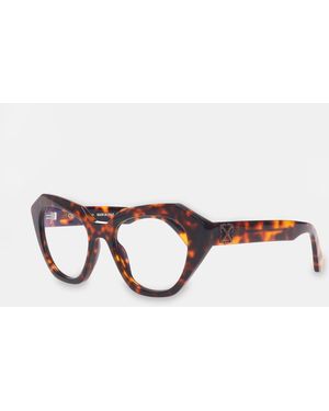 Off-White c/o Virgil Abloh Style Sun Reading Glasses - Brown