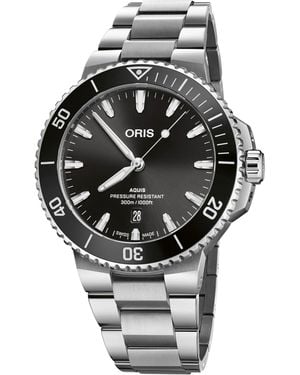 Oris Aquis Date Bracelet Watch - Metallic