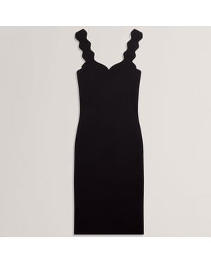 Ted Baker Knit Bodycon Dress - Black