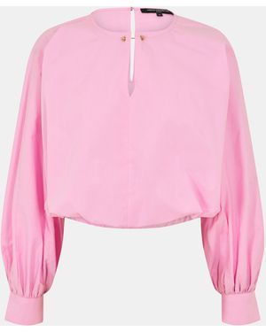 French Connection Cambria Long Sleeve Blouse - Pink