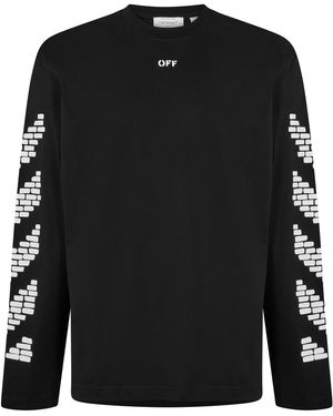Off-White c/o Virgil Abloh Long Sleeve T-Shirt - Black