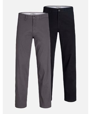 Jack & Jones Neen Printed Apron Carpenter Trousers - Black